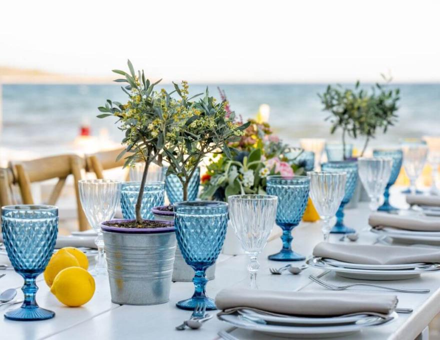 Γαλάζια Ακτή - γάμος σε παραλία Μαραθώνας