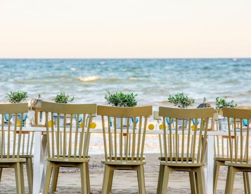 Γαλάζια Ακτή - γάμος σε παραλία Μαραθώνας