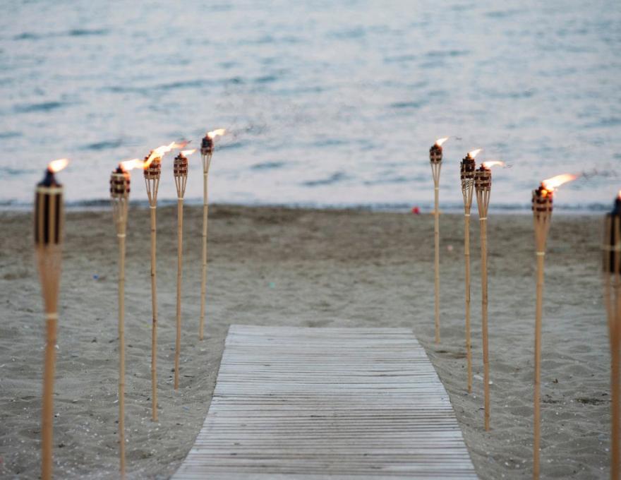 Γαλάζια Ακτή - γάμος σε παραλία Μαραθώνας