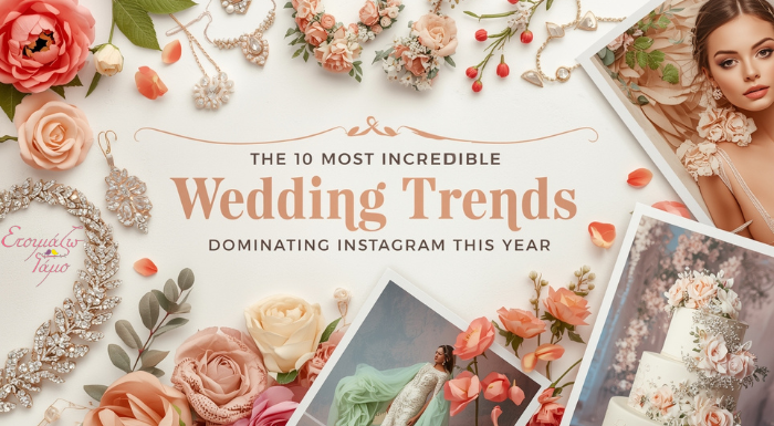 Οι 10 πιο απίθανες τάσεις γάμου που κυριαρχούν φέτος στο Instagram!