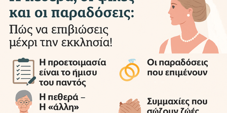 Η πεθερά, οι φίλες και οι παραδόσεις: Πώς να επιβιώσεις μέχρι την εκκλησία!